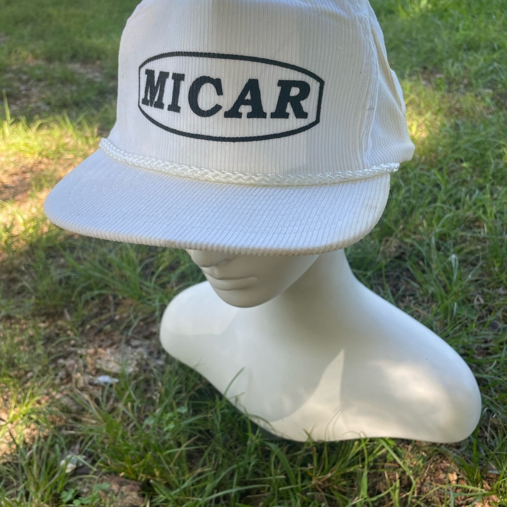 Vintage Corduroy MICAR Trucker Hat